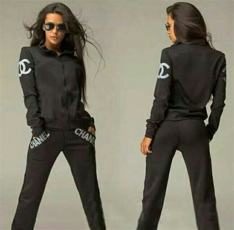 chanel jogging suit|chanel pant suits for women.